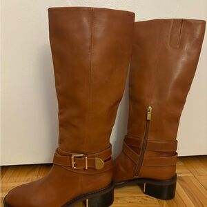 Vince Camuto Tan Over the Knee Boots